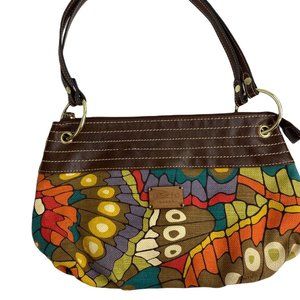 Relic Brand Retro Colorful 60's Butterfly Shoulder Bag